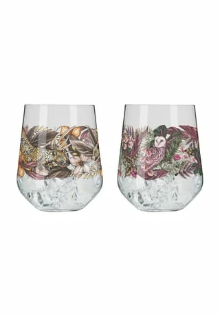 RITZENHOFF Schattenfauna Gin Tumbler, 2er-Set 2 RITZENHOFF Schattenfauna Gin Tumbler, 2er-Set – Bild 2