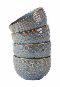 Villa Collection Schüssel-Set, Steinzeug, 4er-Set, 0,2 L Gesamt: Durchmesser 9cm -Geschirr Verkaufs-Shop unnamed file 148