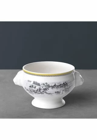 Villeroy & Boch Bol Lion Audun Ferme Gesamt: Länge 15,5cm, Breite 12,5cm, Höhe 8,2cm 2 Villeroy & Boch Bol Lion Audun Ferme Gesamt: Länge 15,5cm, Breite 12,5cm, Höhe 8,2cm – Bild 2