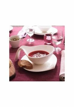 Villeroy & Boch Brotteller Flow Gesamt: Länge 20,5cm, Breite 17,5cm, Höhe 3,6cm -Geschirr Verkaufs-Shop unnamed file 184