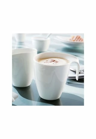 Villeroy & Boch Becher Mit Henkel Flow Weiß 2 Villeroy & Boch Becher Mit Henkel Flow Weiß – Bild 2