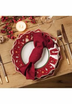 Villeroy & Boch Speiseteller Rot Toy's Delight Gesamt: Länge 29cm, Breite 29cm, Höhe 3,6cm 7 Villeroy & Boch Speiseteller Rot Toy's Delight Gesamt: Länge 29cm, Breite 29cm, Höhe 3,6cm -Geschirr Verkaufs-Shop unnamed file 215