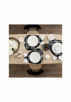 Villeroy & Boch Speiseteller Twist White Gesamt: Länge 27cm, Breite 27cm, Höhe 2,1cm -Geschirr Verkaufs-Shop unnamed file 245