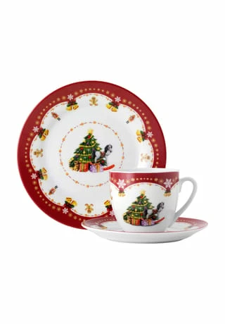 VAN WELL Kaffee-Set "Weihnachtszauber", 18-teilig 1 VAN WELL Kaffee-Set "Weihnachtszauber", 18-teilig