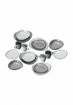 ARTE VIVA® Kaffee- Und Tafelservice "Naturlook", Keramik, 16 Teilig