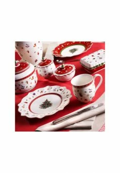 Villeroy & Boch Frühstücksteller Weiß Toy's Delight Gesamt: Länge 24cm, Breite 24cm, Höhe 3cm -Geschirr Verkaufs-Shop unnamed file 376