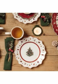 Villeroy & Boch Frühstücksteller Weiß Toy's Delight Gesamt: Länge 24cm, Breite 24cm, Höhe 3cm -Geschirr Verkaufs-Shop unnamed file 378