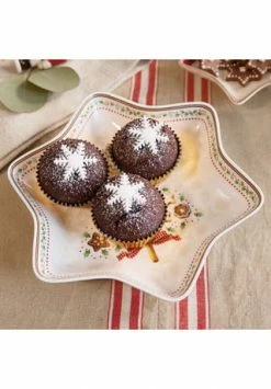 Villeroy & Boch Sternschale Mittel Baum Winter Bakery Delight Gesamt: Länge 24,5cm, Breite 24,5cm, Höhe 4,3cm -Geschirr Verkaufs-Shop unnamed file 407