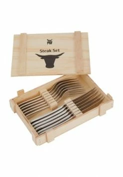 WMF Steakbesteck-Set 12-teilig, In Holzkiste -Geschirr Verkaufs-Shop unnamed file 474