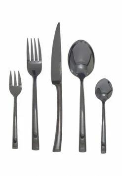 ECHTWERK Tafelbesteck "Avelino", Schwarz, 30-teilig