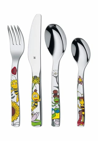 WMF Kinderbesteck "Biene Maja", 4-teilig 1 WMF Kinderbesteck "Biene Maja", 4-teilig