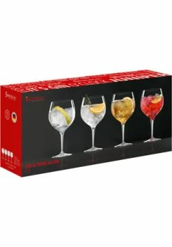 SPIEGELAU Gin Tonic Glas, 4er-Set, 630 Ml, 19,5 Cm Hoch -Geschirr Verkaufs-Shop unnamed file 701