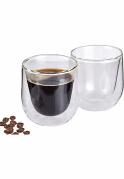 Cilio Kaffee-Glas-Set "Verona", 2er-Pack, 150 Ml -Geschirr Verkaufs-Shop unnamed file 719