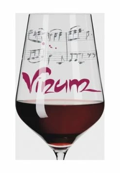 RITZENHOFF Annett Wurm 2015 Rotweinglas "Herzkristall", ⌀ 9 Cm -Geschirr Verkaufs-Shop unnamed file 748