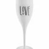 Koziol Sektglas "Cheers Love", Print, 0,1 L