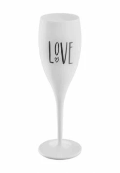 Koziol Sektglas "Cheers Love", Print, 0,1 L