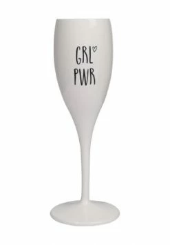 Koziol Sektglas Mit Druck "GRL PWR" CHEERS, 100 Ml