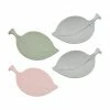 Koziol Trinkglas-Deckel "Leaf-On", 4er-Set