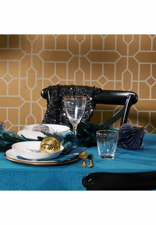 BUTLERS® GOLDEN TWENTIES Glas Mit Goldrand Und Rillen 300ml 2 BUTLERS® GOLDEN TWENTIES Glas Mit Goldrand Und Rillen 300ml – Bild 2