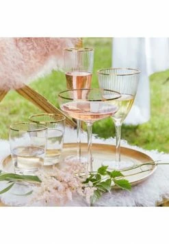 BUTLERS® GOLDEN TWENTIES Glas Mit Goldrand Und Rillen 300ml 12 BUTLERS® GOLDEN TWENTIES Glas Mit Goldrand Und Rillen 300ml -Geschirr Verkaufs-Shop unnamed file 963