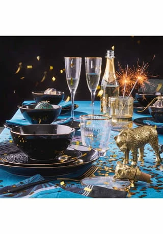 BUTLERS® GOLDEN TWENTIES Glas Mit Goldrand Und Rillen 300ml 7 BUTLERS® GOLDEN TWENTIES Glas Mit Goldrand Und Rillen 300ml – Bild 7