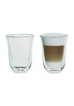 DeLonghi Latte Macchiato Glas, 2er-Set, 220 Ml